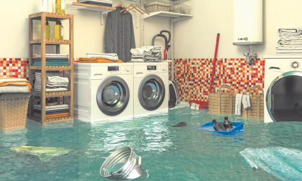 Flooded basement